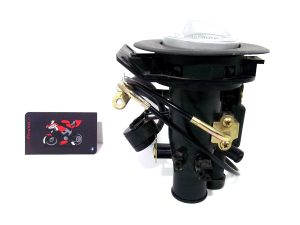 BOCA DE LLENADO DE GASOLINA+TAPON SYM JOYRIDE 125 EVO 10/11